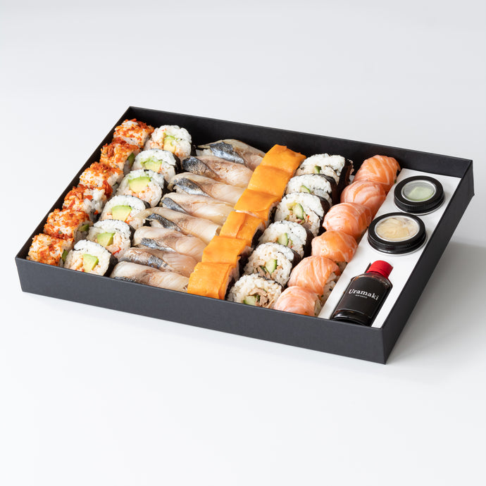 Not Raw Sushi Case A4 box - 38 Pieces